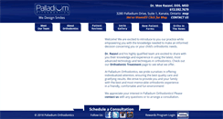 Desktop Screenshot of palladiumorthodontics.com